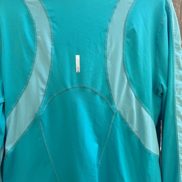 TANGERINE Women's Teal Full Zip Mesh Athletic Jacket Sweatshirt Size Large - Picture 10 of 12
